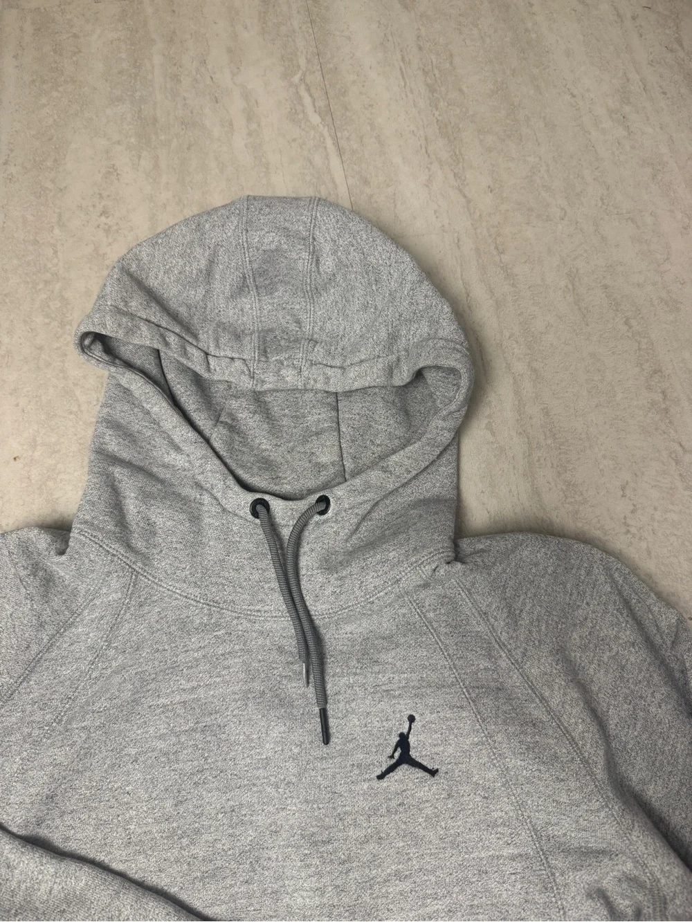 Nike Jordan hoodie sweatshirt Jordan Wings fleece Gray Pullover Hoodie